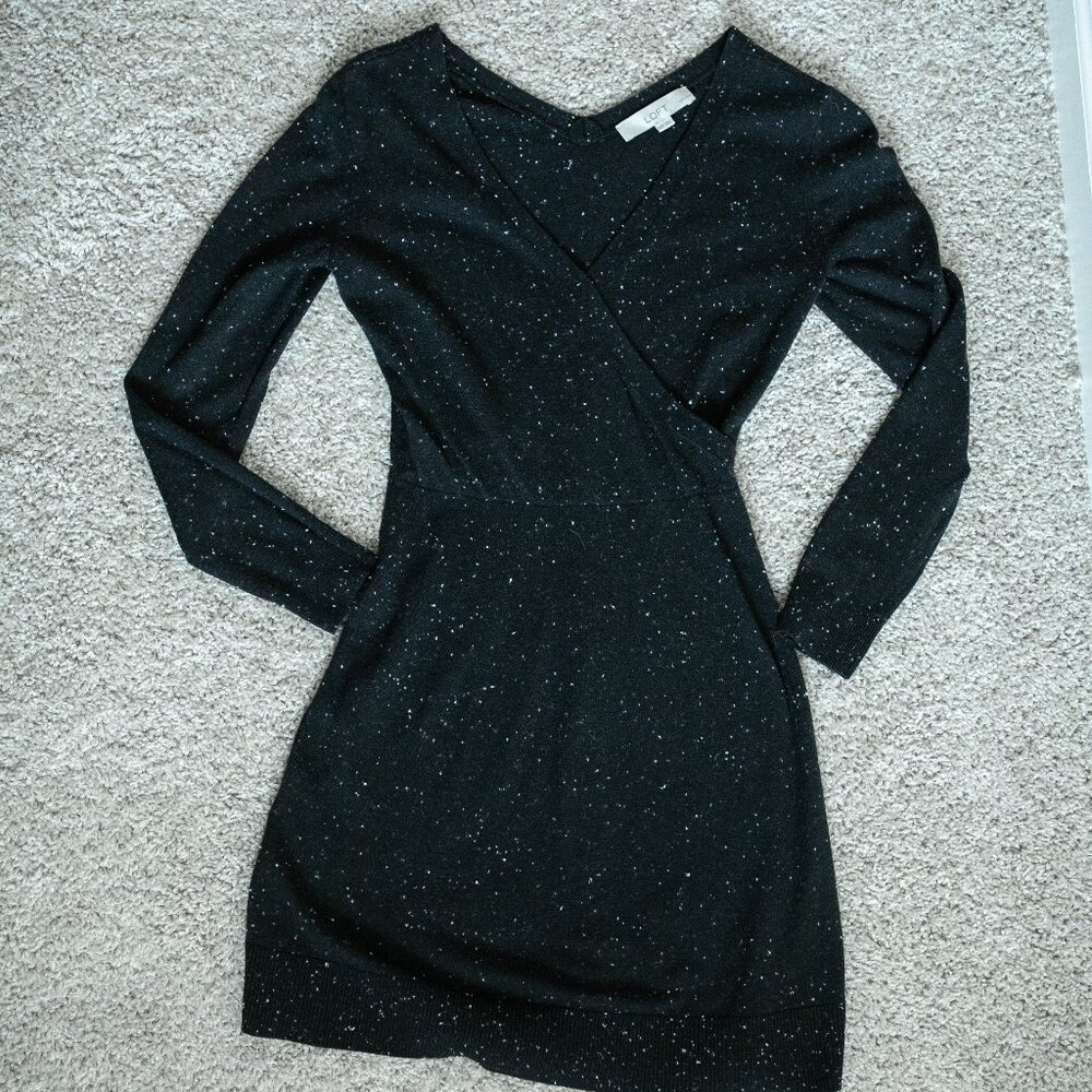 Knit Long Sleeve Mini Dress